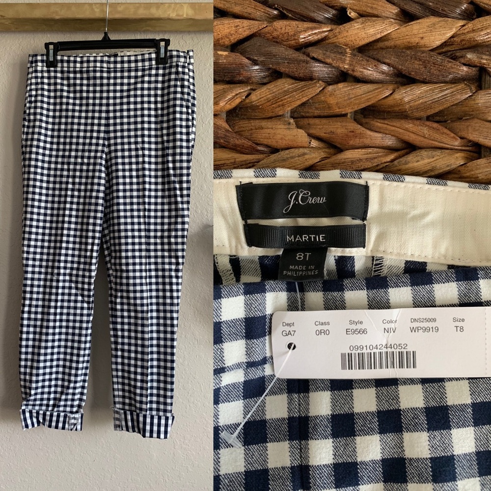 Brand New with tags -J.Crew Martie Pant - Tall 8